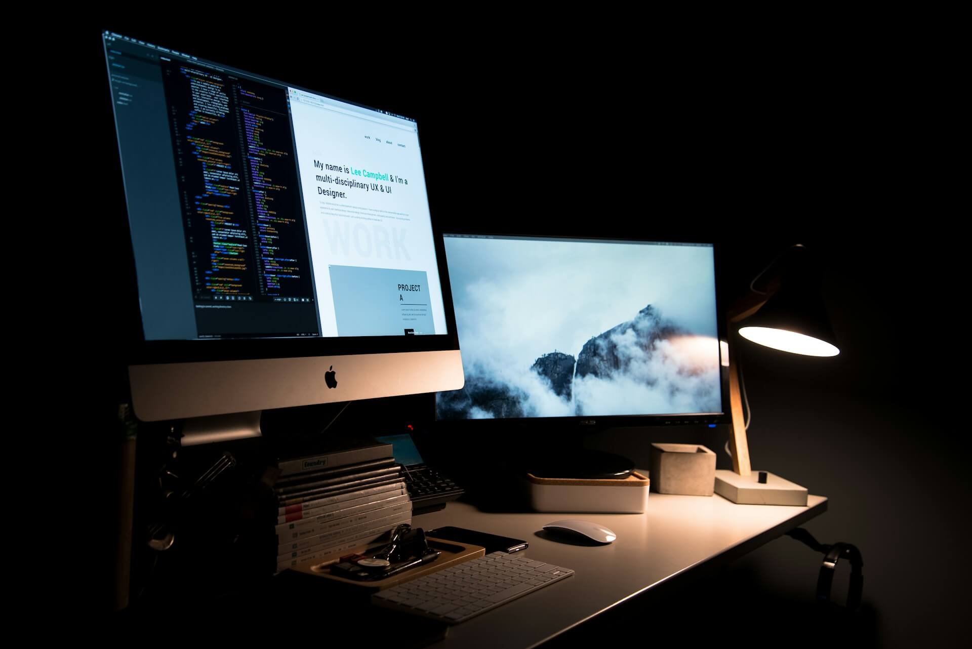 Code on a computer screen